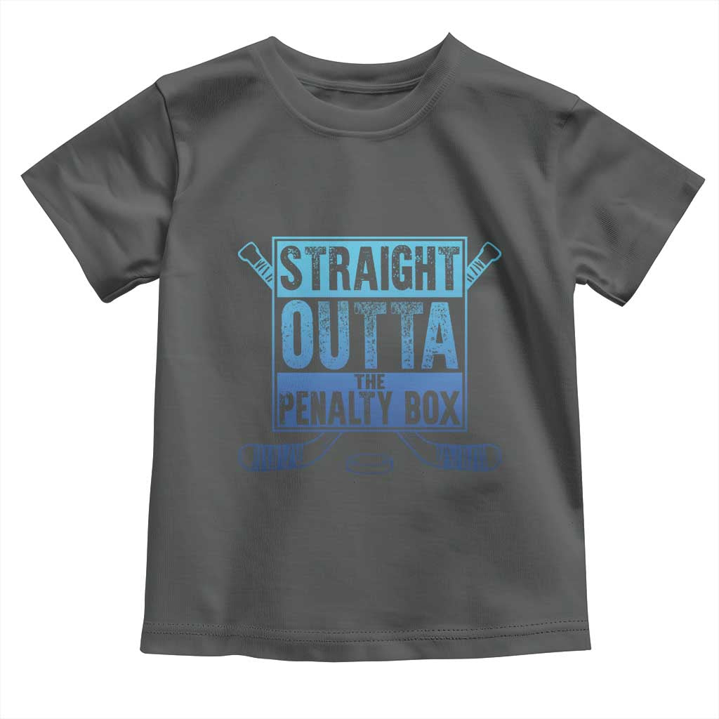 Ice Hockey Player Gift Straight Outta The Penalty Box Toddler T Shirt