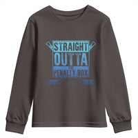 Ice Hockey Player Gift Straight Outta The Penalty Box Youth Sweatshirt