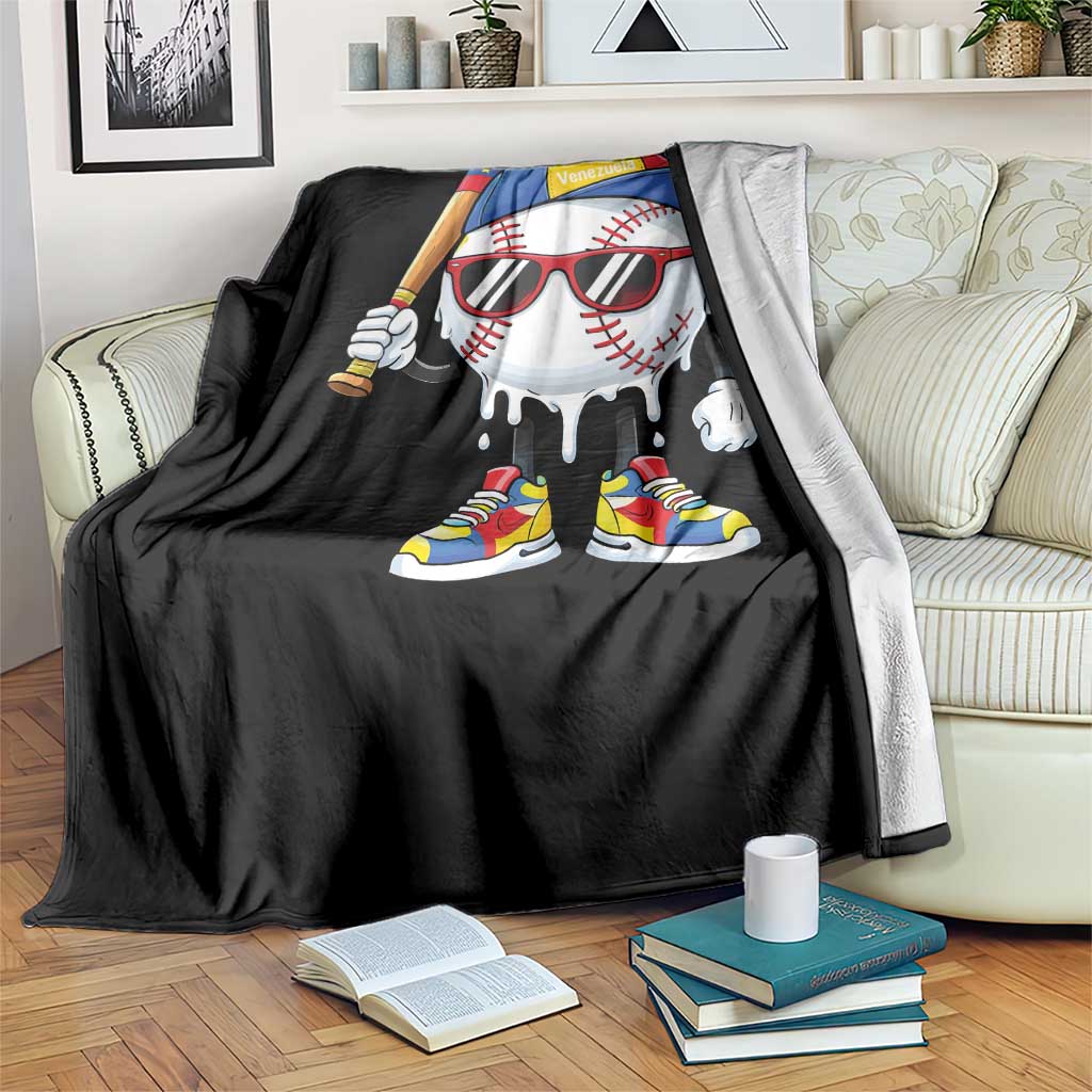Venezuela Baseball Throw Blanket Venezuelan Pride Baseball Life Style Youth Drip Baseball Boys Kid