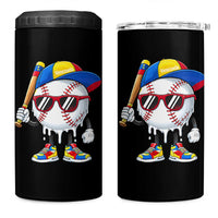 Venezuela Baseball 4 in 1 Can Cooler Tumbler Venezuelan Pride Baseball Life Style Youth Drip Baseball Boys Kid