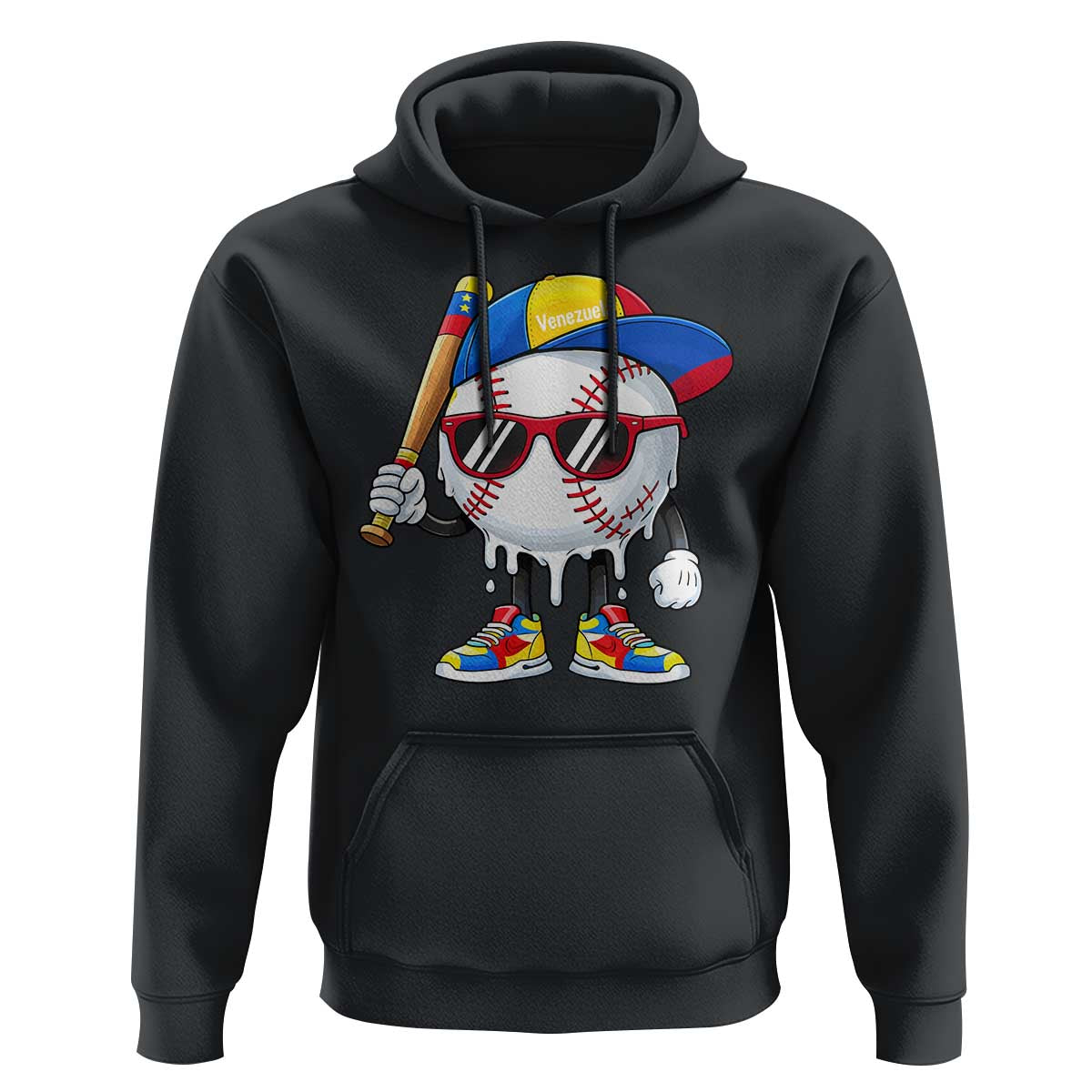 Venezuela Baseball Hoodie Venezuelan Pride Baseball Life Style Youth Drip Baseball Boys Kid