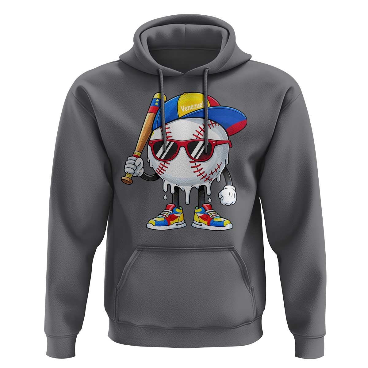 Venezuela Baseball Hoodie Venezuelan Pride Baseball Life Style Youth Drip Baseball Boys Kid
