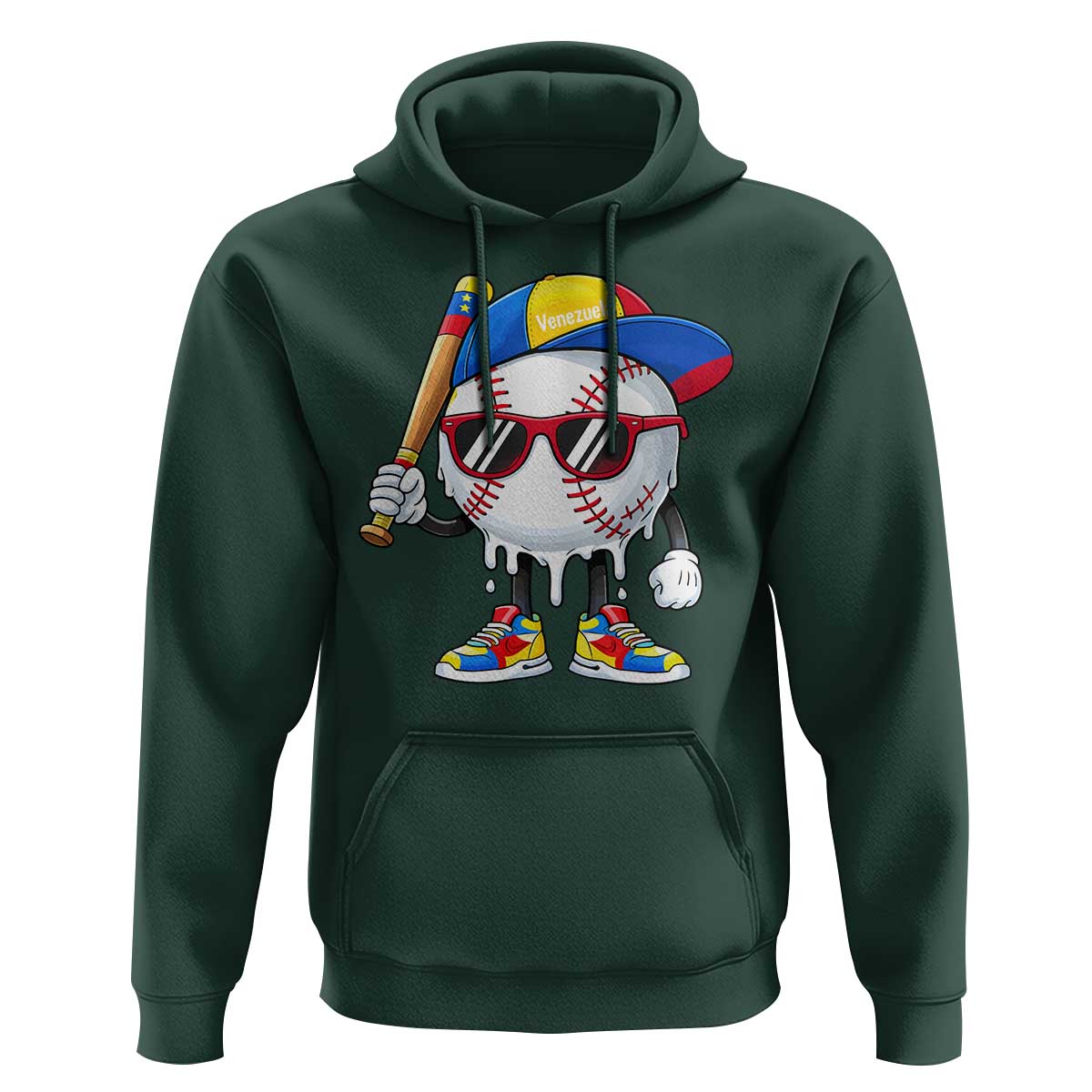 Venezuela Baseball Hoodie Venezuelan Pride Baseball Life Style Youth Drip Baseball Boys Kid