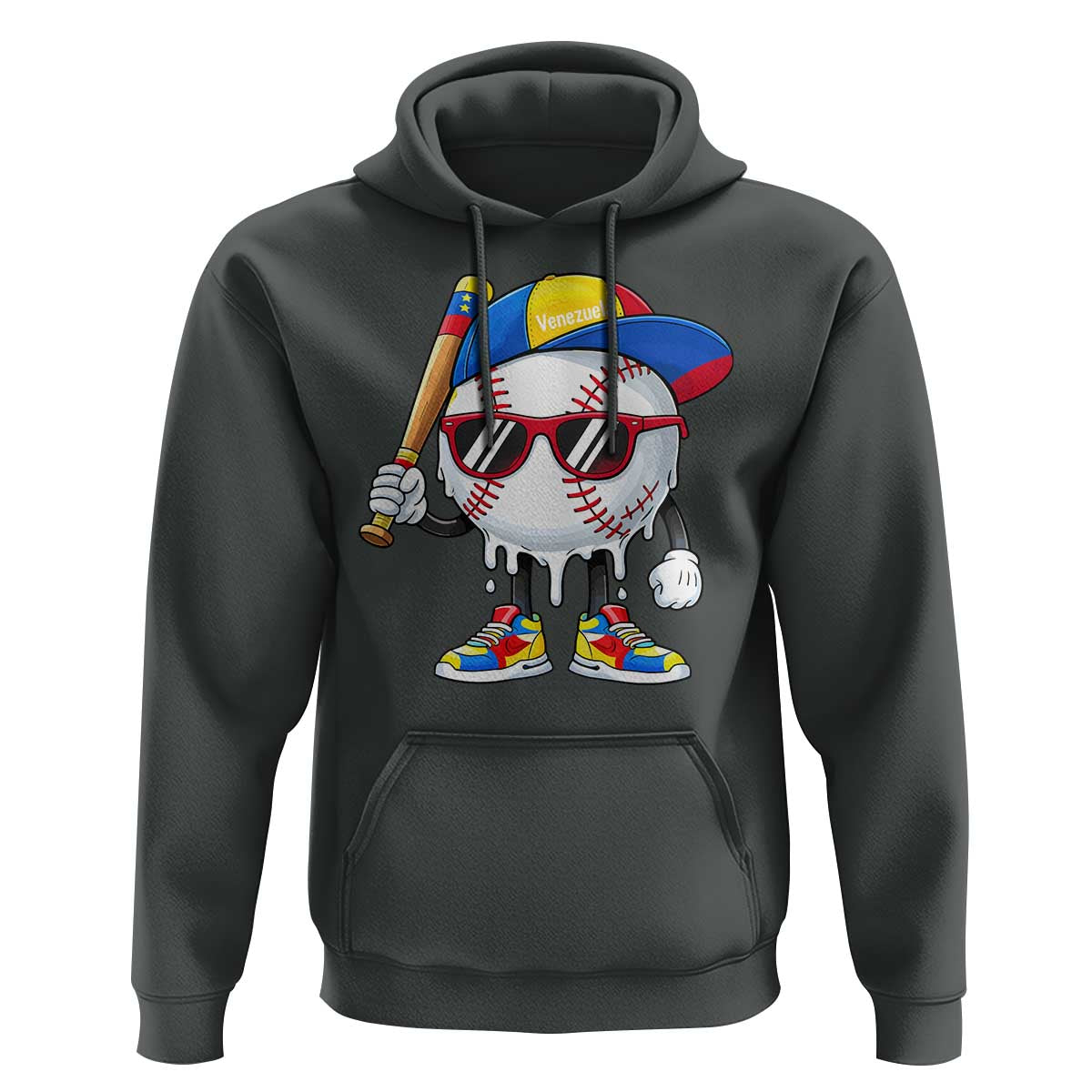 Venezuela Baseball Hoodie Venezuelan Pride Baseball Life Style Youth Drip Baseball Boys Kid