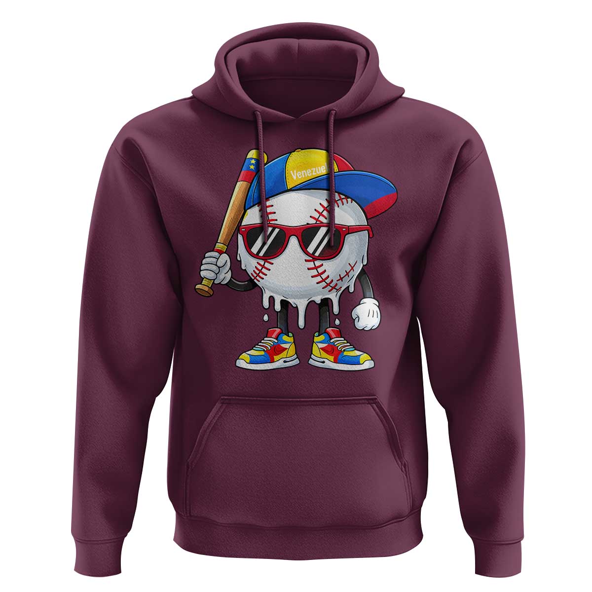 Venezuela Baseball Hoodie Venezuelan Pride Baseball Life Style Youth Drip Baseball Boys Kid