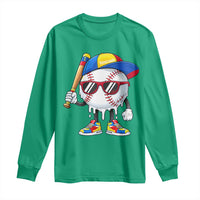 Venezuela Baseball Long Sleeve Shirt Venezuelan Pride Baseball Life Style Youth Drip Baseball Boys Kid