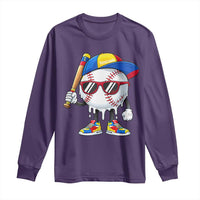 Venezuela Baseball Long Sleeve Shirt Venezuelan Pride Baseball Life Style Youth Drip Baseball Boys Kid