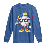 Venezuela Baseball Long Sleeve Shirt Venezuelan Pride Baseball Life Style Youth Drip Baseball Boys Kid