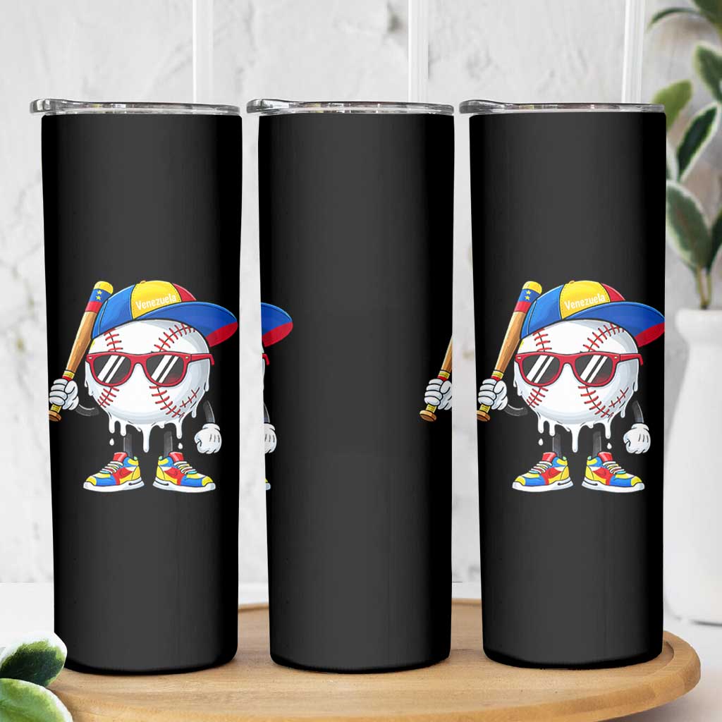 Venezuela Baseball Skinny Tumbler Venezuelan Pride Baseball Life Style Youth Drip Baseball Boys Kid