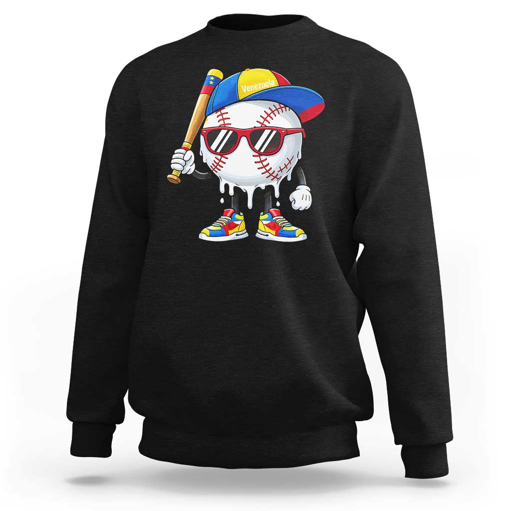 Venezuela Baseball Sweatshirt Venezuelan Pride Baseball Life Style Youth Drip Baseball Boys Kid