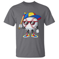 Venezuela Baseball T Shirt Venezuelan Pride Baseball Life Style Youth Drip Baseball Boys Kid