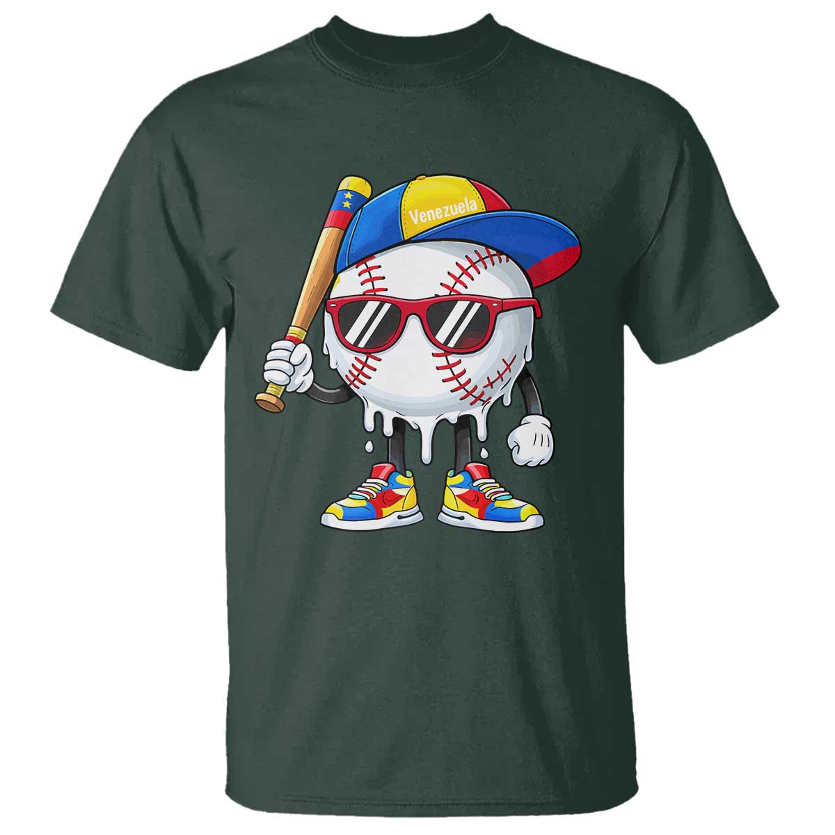 Venezuela Baseball T Shirt Venezuelan Pride Baseball Life Style Youth Drip Baseball Boys Kid
