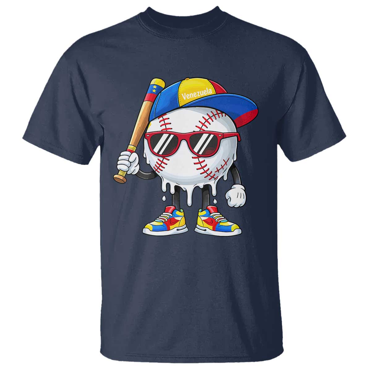 Venezuela Baseball T Shirt Venezuelan Pride Baseball Life Style Youth Drip Baseball Boys Kid