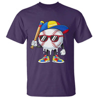 Venezuela Baseball T Shirt Venezuelan Pride Baseball Life Style Youth Drip Baseball Boys Kid
