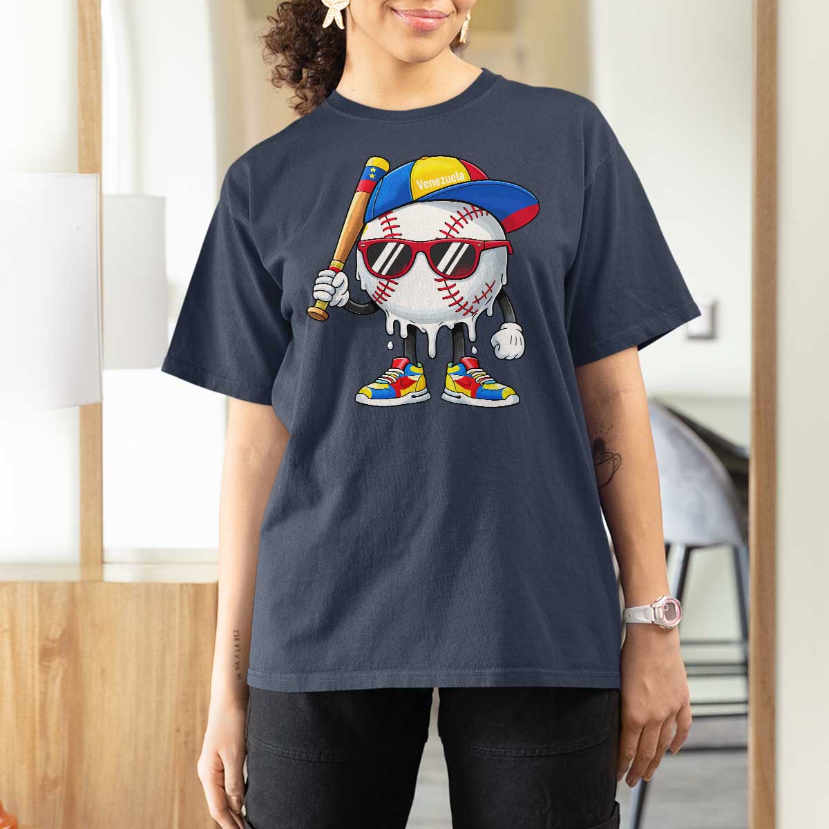 Venezuela Baseball T Shirt For Women Venezuelan Pride Baseball Life Style Youth Drip Baseball Boys Kid