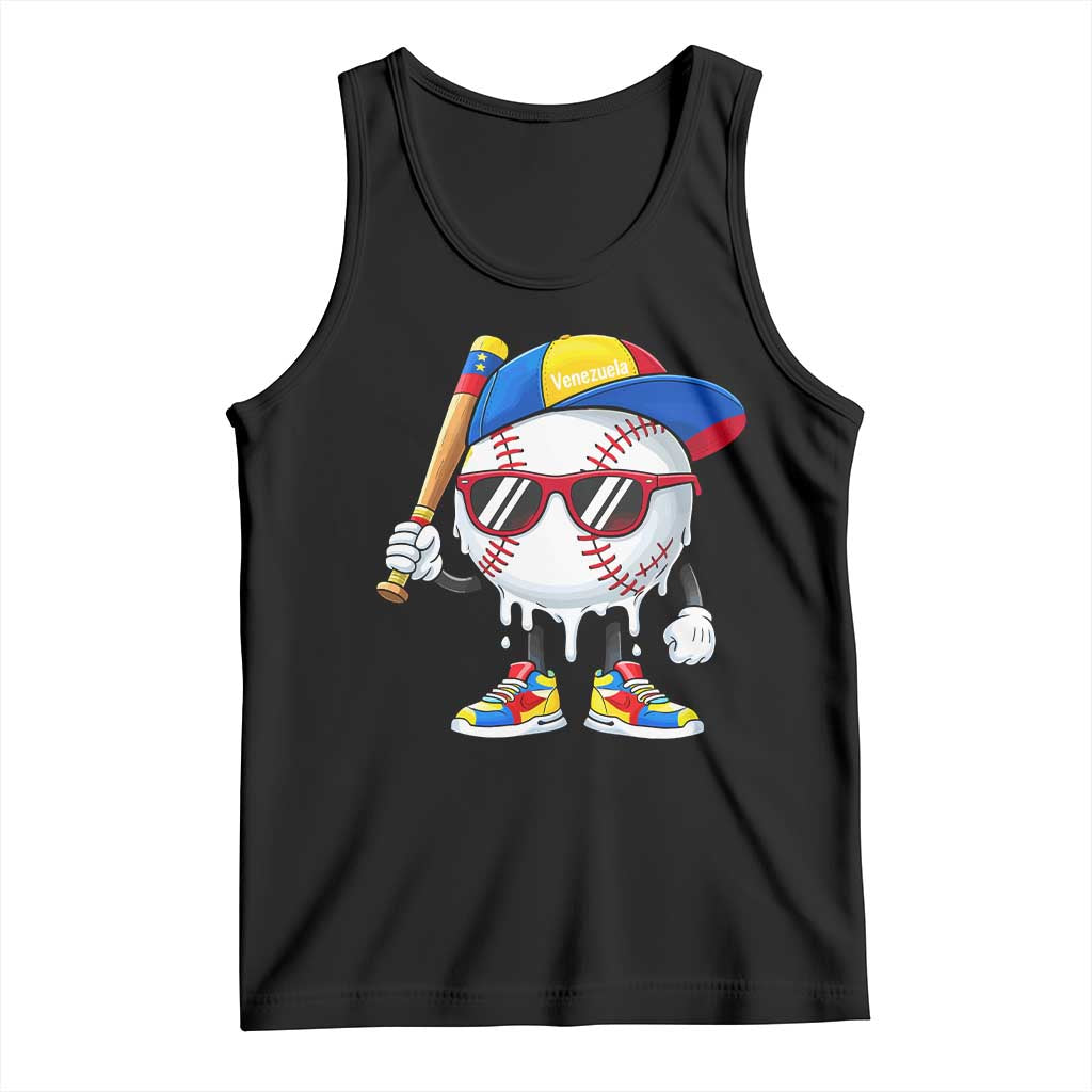 Venezuela Baseball Tank Top Venezuelan Pride Baseball Life Style Youth Drip Baseball Boys Kid