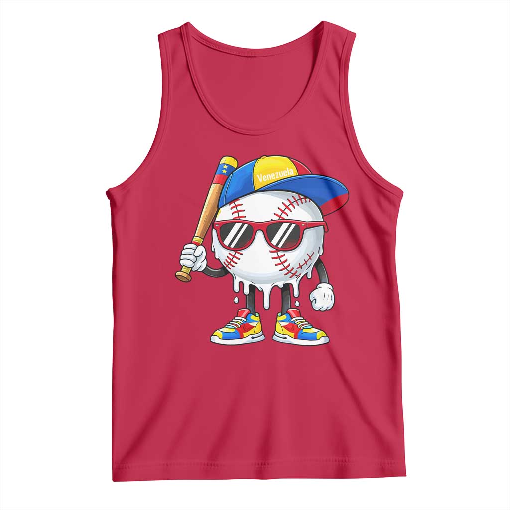 Venezuela Baseball Tank Top Venezuelan Pride Baseball Life Style Youth Drip Baseball Boys Kid