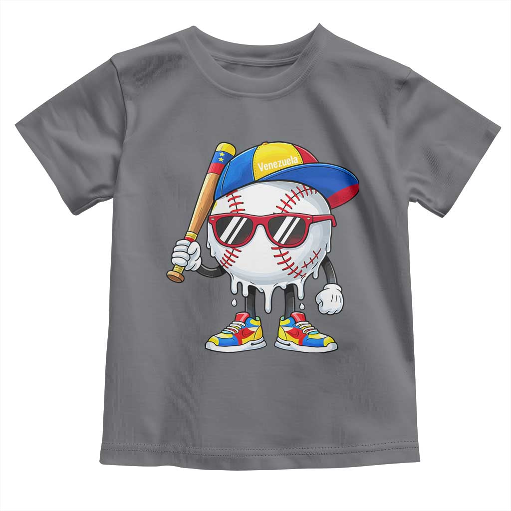Venezuela Baseball Toddler T Shirt Venezuelan Pride Baseball Life Style Youth Drip Baseball Boys Kid