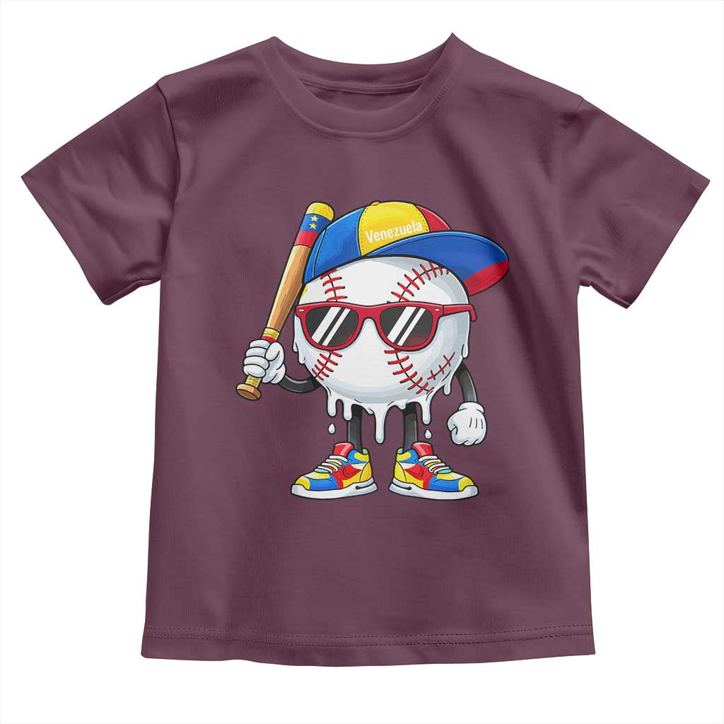 Venezuela Baseball Toddler T Shirt Venezuelan Pride Baseball Life Style Youth Drip Baseball Boys Kid