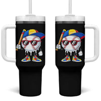 Venezuela Baseball Tumbler With Handle Venezuelan Pride Baseball Life Style Youth Drip Baseball Boys Kid
