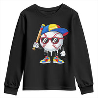 Venezuela Baseball Youth Sweatshirt Venezuelan Pride Baseball Life Style Youth Drip Baseball Boys Kid