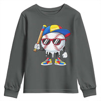 Venezuela Baseball Youth Sweatshirt Venezuelan Pride Baseball Life Style Youth Drip Baseball Boys Kid