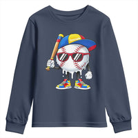 Venezuela Baseball Youth Sweatshirt Venezuelan Pride Baseball Life Style Youth Drip Baseball Boys Kid