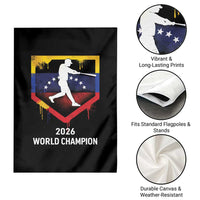 Venezuela Baseball 2026 Garden Flag Venezuelan Flag Baseball Fan Gift
