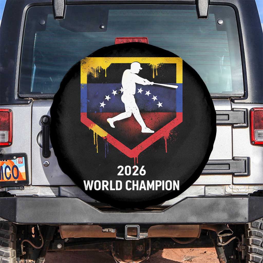 Venezuela Baseball 2026 Spare Tire Cover Venezuelan Flag Baseball Fan Gift