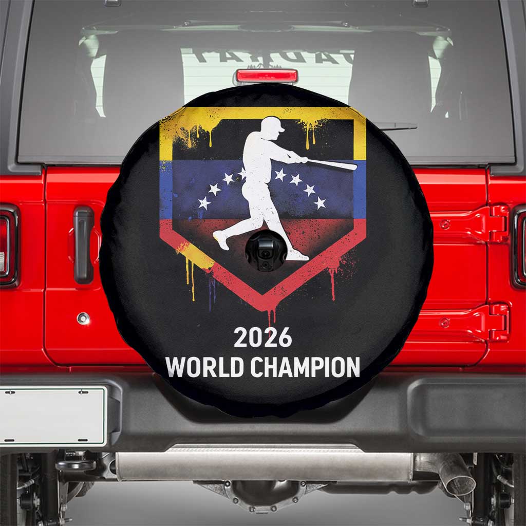 Venezuela Baseball 2026 Spare Tire Cover Venezuelan Flag Baseball Fan Gift