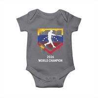 Venezuela Baseball 2026 Baby Onesie Venezuelan Flag Baseball Fan Gift