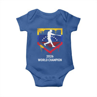 Venezuela Baseball 2026 Baby Onesie Venezuelan Flag Baseball Fan Gift