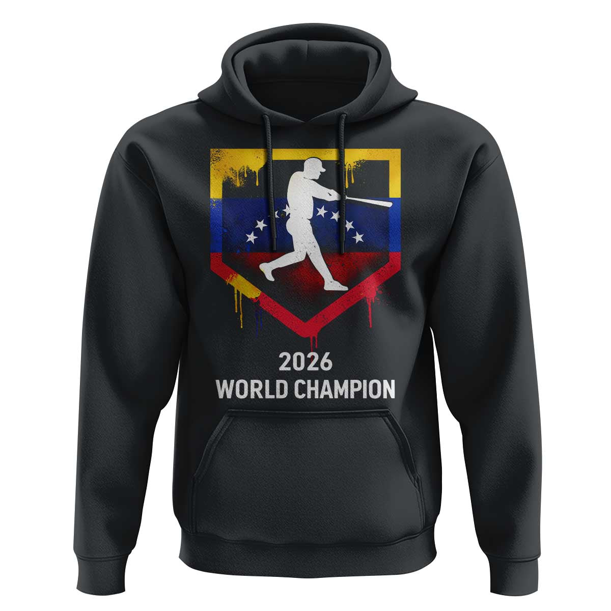 Venezuela Baseball 2026 Hoodie Venezuelan Flag Baseball Fan Gift