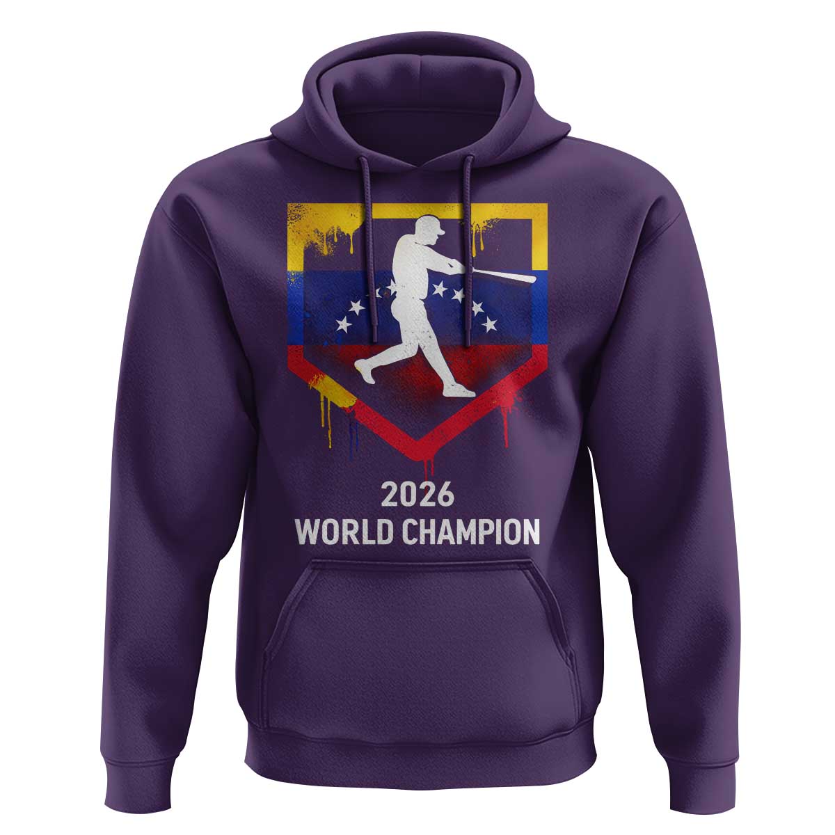 Venezuela Baseball 2026 Hoodie Venezuelan Flag Baseball Fan Gift