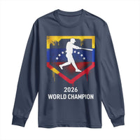 Venezuela Baseball 2026 Long Sleeve Shirt Venezuelan Flag Baseball Fan Gift