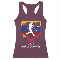 Venezuela Baseball 2026 Racerback Tank Top Venezuelan Flag Baseball Fan Gift
