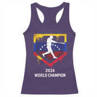 Venezuela Baseball 2026 Racerback Tank Top Venezuelan Flag Baseball Fan Gift