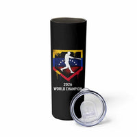 Venezuela Baseball 2026 Skinny Tumbler Venezuelan Flag Baseball Fan Gift