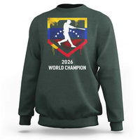 Venezuela Baseball 2026 Sweatshirt Venezuelan Flag Baseball Fan Gift
