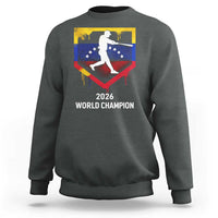 Venezuela Baseball 2026 Sweatshirt Venezuelan Flag Baseball Fan Gift