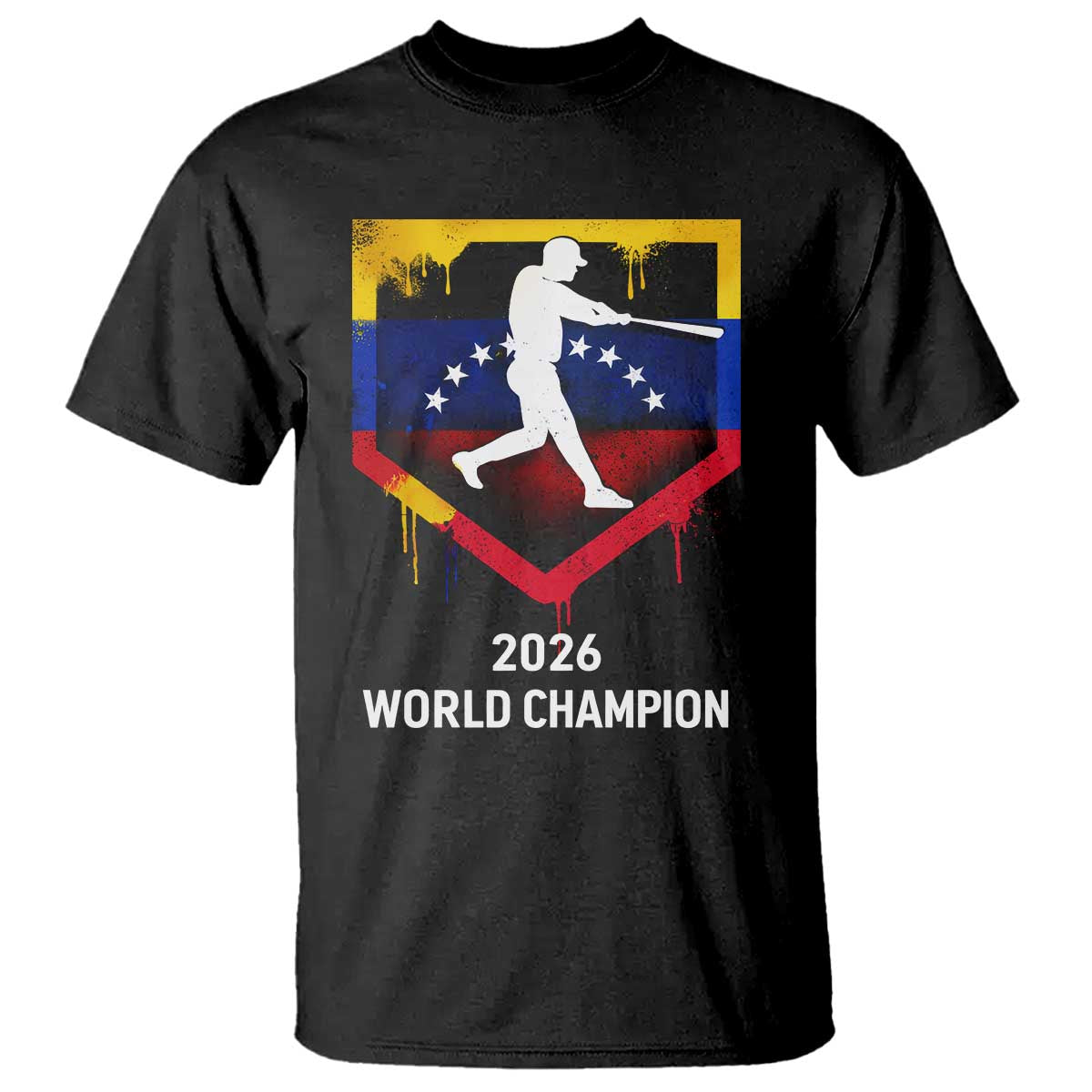 Venezuela Baseball 2026 T Shirt Venezuelan Flag Baseball Fan Gift