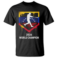 Venezuela Baseball 2026 T Shirt Venezuelan Flag Baseball Fan Gift