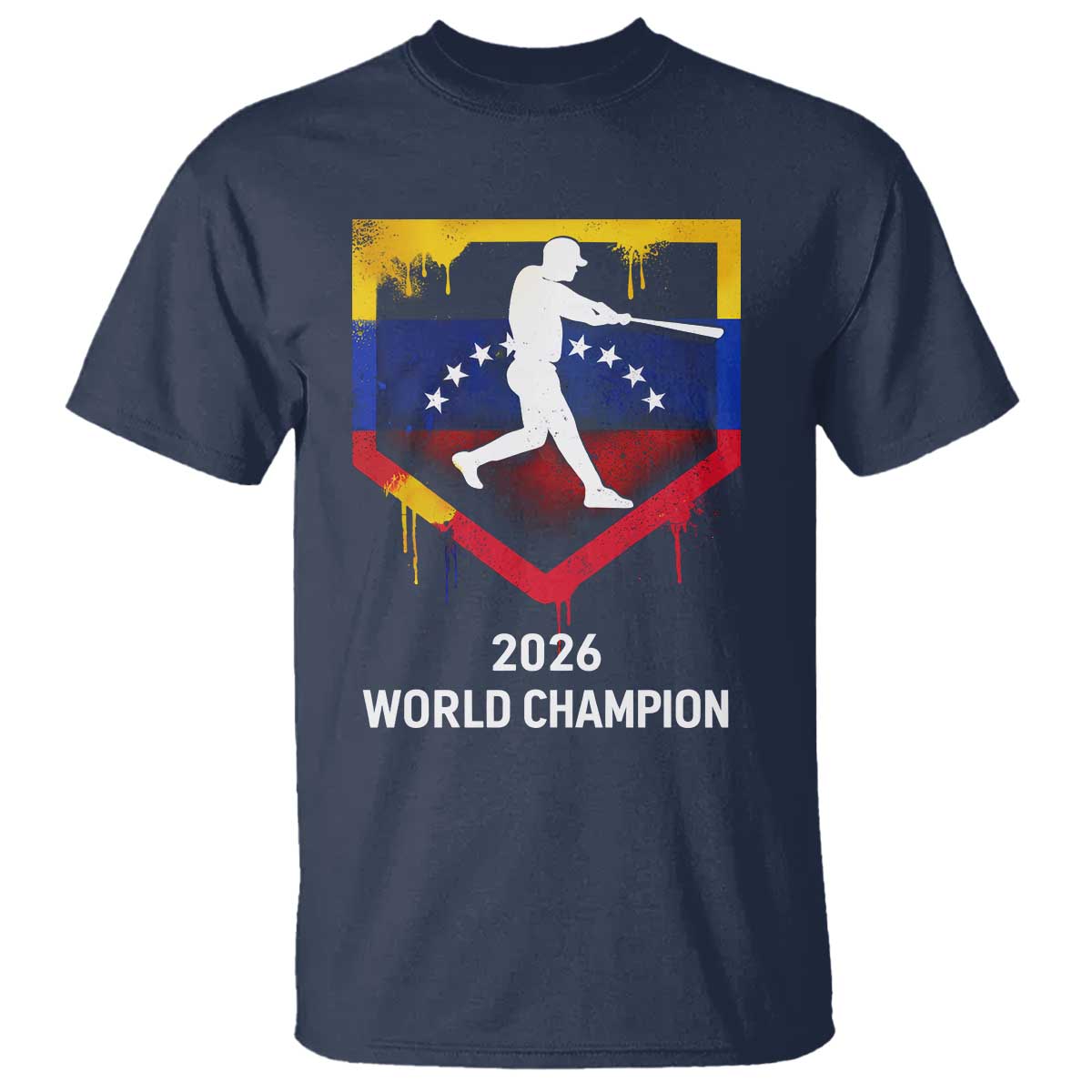 Venezuela Baseball 2026 T Shirt Venezuelan Flag Baseball Fan Gift