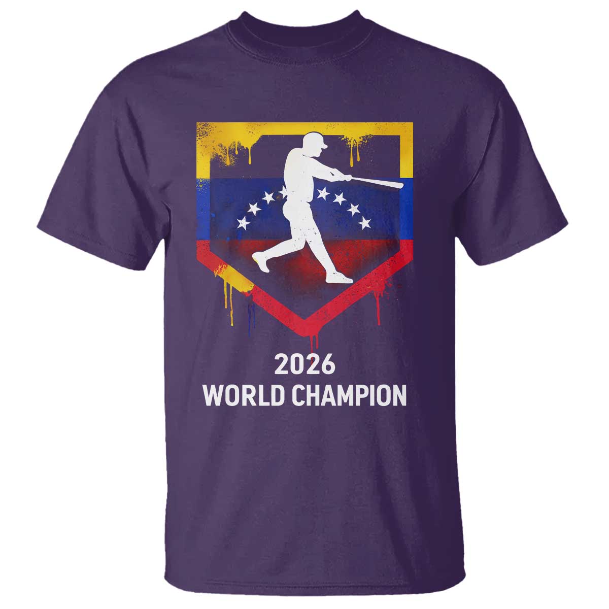 Venezuela Baseball 2026 T Shirt Venezuelan Flag Baseball Fan Gift