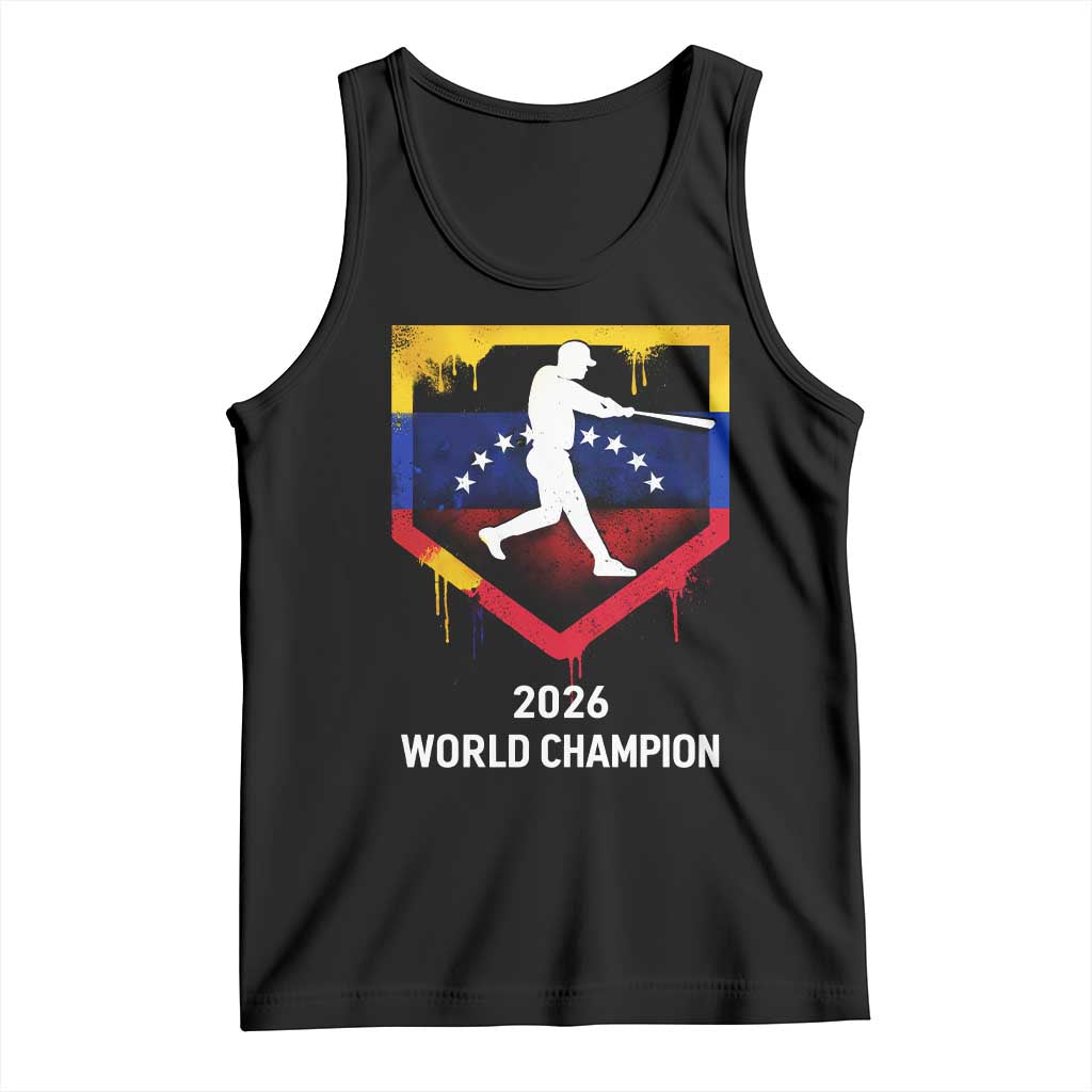 Venezuela Baseball 2026 Tank Top Venezuelan Flag Baseball Fan Gift