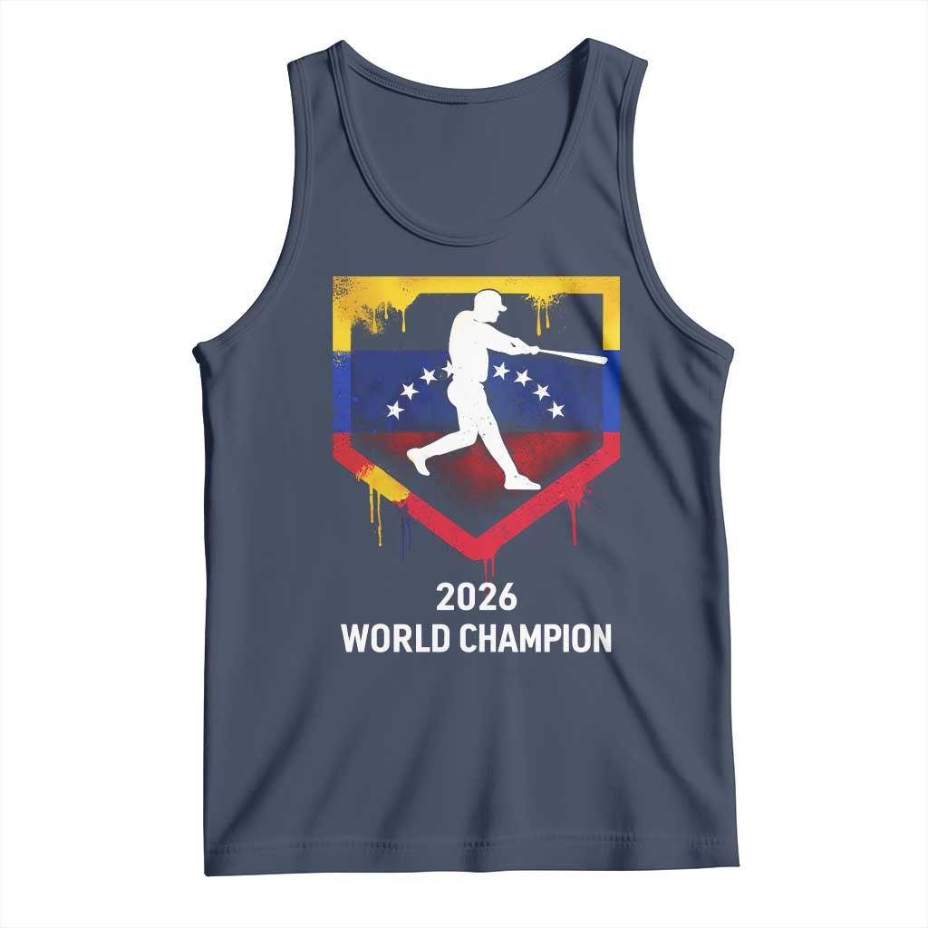 Venezuela Baseball 2026 Tank Top Venezuelan Flag Baseball Fan Gift
