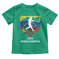 Venezuela Baseball 2026 Toddler T Shirt Venezuelan Flag Baseball Fan Gift