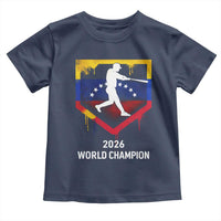 Venezuela Baseball 2026 Toddler T Shirt Venezuelan Flag Baseball Fan Gift