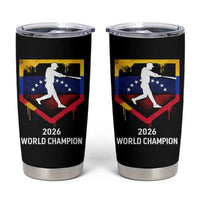 Venezuela Baseball 2026 Tumbler Cup Venezuelan Flag Baseball Fan Gift