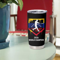 Venezuela Baseball 2026 Tumbler Cup Venezuelan Flag Baseball Fan Gift